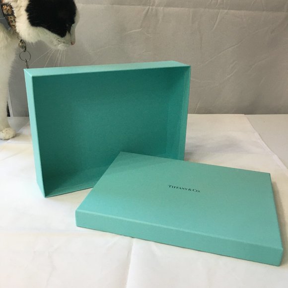 Tiffany Empty Box Wide and Flat 9x6.5x2.25 inches - Picture 2 of 7